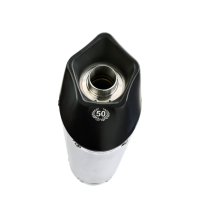Escape compatible con Ducati Scrambler 800 Icon -Icon Dark 2021-2022, Gpe Ann. Titanium, Escape homologaedo, legal para mercados fuera de la UE, incluido tubo de enlace y db killer extraíble 