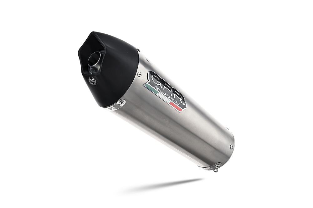 Escape compatible con Honda Cbr 125 R 2004-2010, Gpe Ann. titanium, Silenciador de escape, homologado, montaje con brida específica (bolt-on), con db killer extraíble 