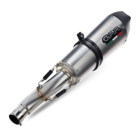 Escape compatible con Kawasaki Zzr 1400 2017-2022, Gpe Ann. titanium, Doble escape racing, con tubos de conexión, artículo sin homologación 