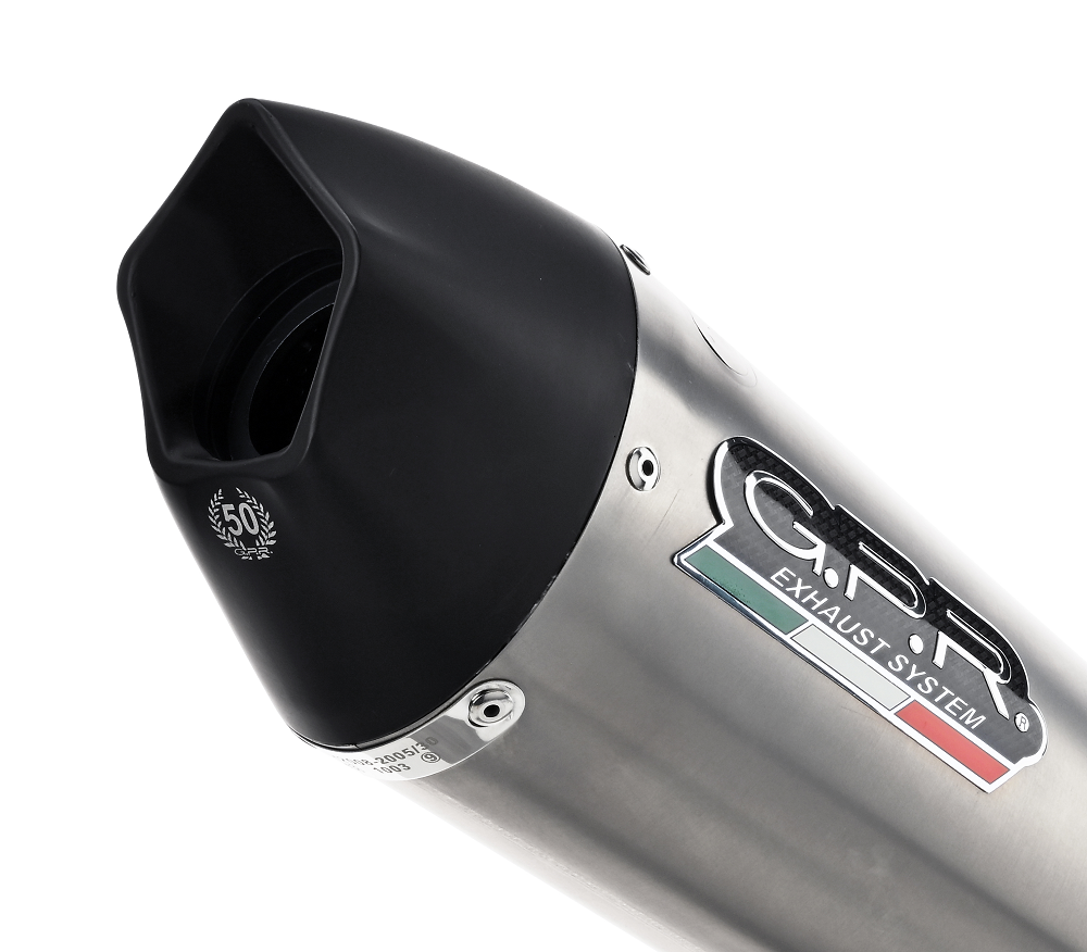 Escape compatible con Aprilia Rsv4 1000 2015-2016, Gpe Ann. titanium, Escape racing, silenciador con tubo de conexion, articulo sin homologacion 
