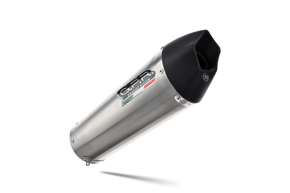 Escape compatible con Moto Guzzi V85 TT 2021-2024, Gpe Ann. titanium, Escape racing, silenciador con tubo de conexion, articulo sin homologacion 
