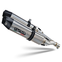 Escape compatible con Ducati 749 2003-2007, Gpe Ann. titanium, Par de terminales de escape homologados, con db killer extraíbles y tubos de conexión específicos 