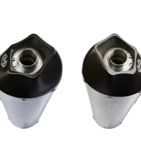 Escape compatible con Aprilia Shiver 750 Gt 2007-2016, Gpe Ann. titanium, Par de terminales de escape homologados, con db killer extraíbles y tubos de conexión específicos 