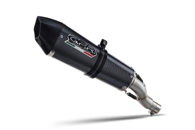 Escape compatible con Suzuki Gsx-S 1000 2021-2025, GP Evo4 Poppy, Escape legal, homologado, silenciador con db killer desmontable y tubo de conexión específico 