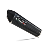 Escape compatible con Ducati Scrambler 800 2017-2020, Gpe Ann. Poppy, Escape homologaedo, legal para mercados fuera de la UE, incluido tubo de enlace y db killer extraíble 