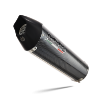 Escape compatible con Ducati Multistrada V4 Grand Tour 2024-2025, GP Evo4 Poppy, Escape legal, homologado, silenciador con db killer desmontable y tubo de conexión específico 
