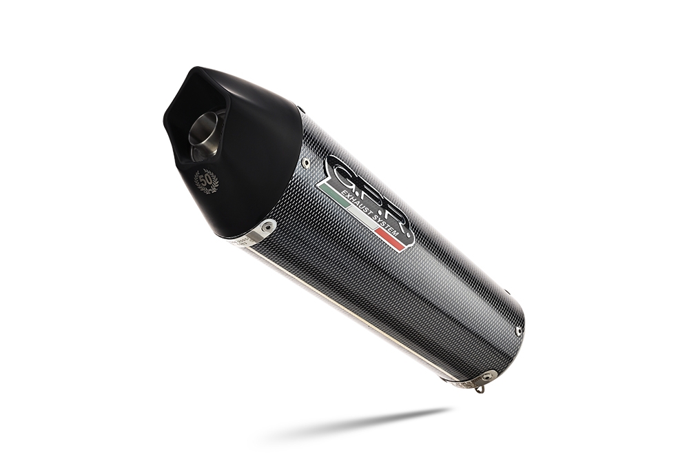 Escape compatible con Honda Cbr 125 R 2004-2010, Gpe Ann. Poppy, Silenciador de escape, homologado, montaje con brida específica (bolt-on), con db killer extraíble 