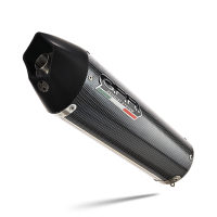 Escape compatible con Ducati Scrambler 800 2017-2020, Gpe Ann. Poppy, Escape homologaedo, legal para mercados fuera de la UE, incluido tubo de enlace y db killer extraíble 