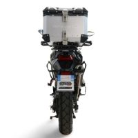 Baúl GPR TECH compatible con  Voge 625DSX 2024/2026 e5 Baúl Alpi-Tech en aluminio color plata con placa específica incluida Capacidad Litros 35