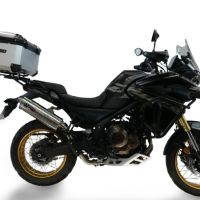 Baúl GPR TECH compatible con  Voge 625DSX 2024/2026 e5 Baúl Alpi-Tech en aluminio color plata con placa específica incluida Capacidad Litros 55