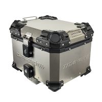 GPR TECH BAUL EN TITANIO ALPI-TECH 35 LT. Baúl superior Top Case de Titanio color natural con placa universal incluida Capacidad Litros 35