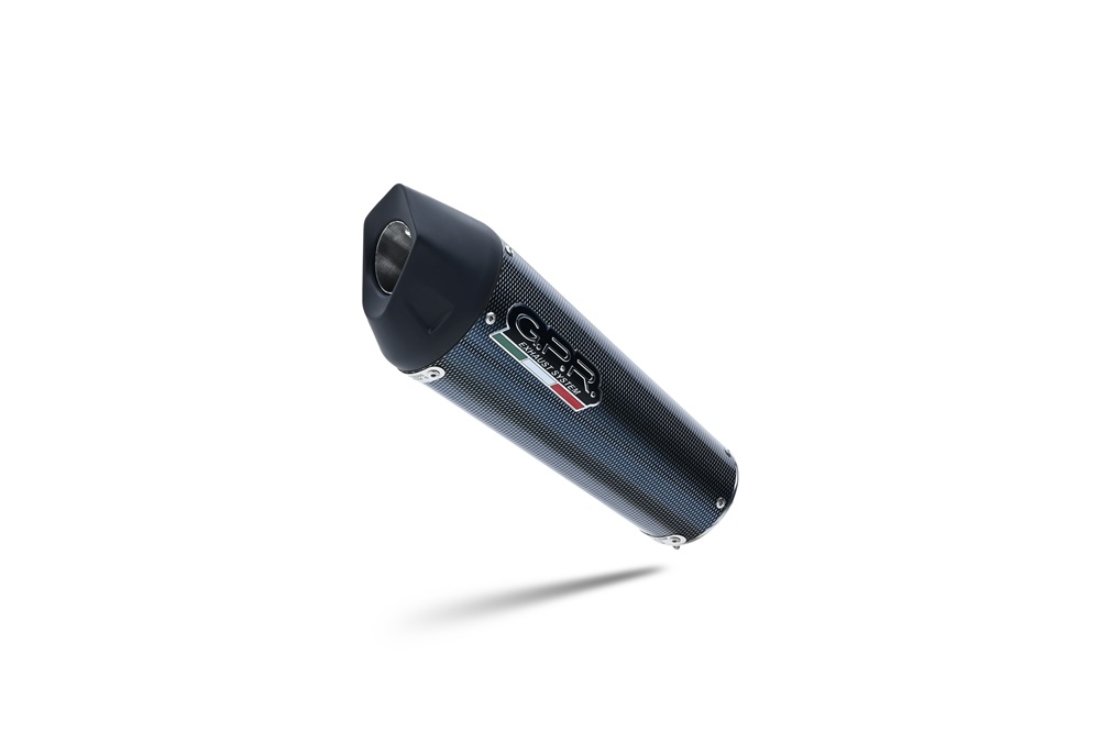 GPR escape compatible con  Cf Moto 800 Mt Touring 2022-2024, New Grand Prix Evo Poppy, Escape legal, homologado, silenciador con db killer desmontable y tubo de conexión específico 