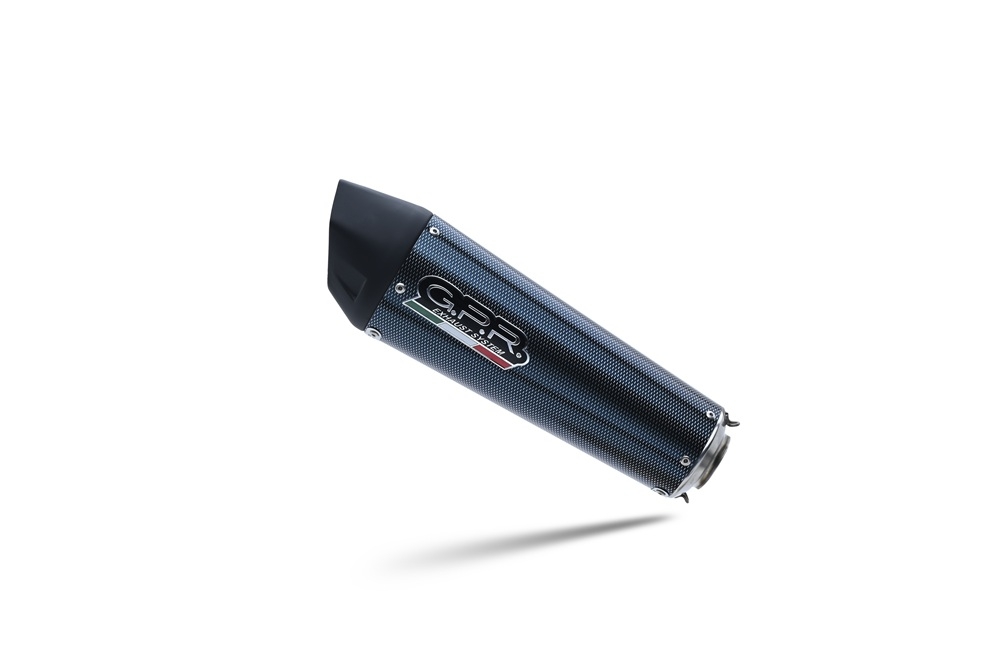 GPR escape compatible con  Cf Moto 800 Mt Touring 2022-2024, New Grand Prix Evo Poppy, Escape legal, homologado, silenciador con db killer desmontable y tubo de conexión específico 