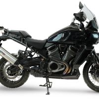 GPR escape compatible con Harley Davidson Pan America 1250 2020-2024, Furore-X Titanio, Escape legal, homologado, silenciador con db killer desmontable y tubo de conexión específico 