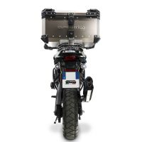 GPR escape compatible con Harley Davidson Pan America 1250 2020-2024, Hyper Sonic Black Titanium, Escape legal, homologado, silenciador con db killer desmontable y tubo de conexión específico 
