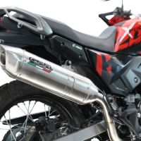 GPR escape compatible con Hero Xpulse 200 4V 2021-2024, Furore-X Acciaio Inox, Silenciador homologado para ruido, escape completo con catalizador y db killer 