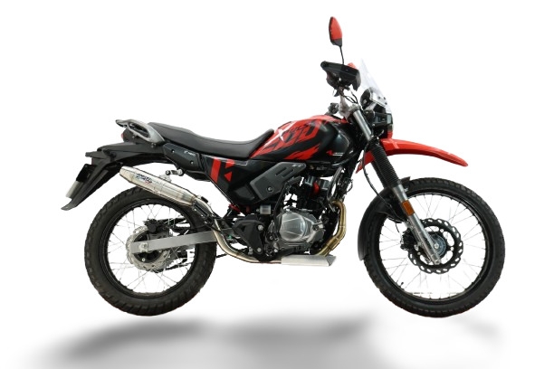 GPR escape compatible con Hero Xpulse 200 4V 2025-2026, Deeptone Inox, Escape completo, no legal para países de la UE, con db killer extraíble 