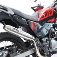 GPR escape compatible con Hero Xpulse 200 4V 2025-2026, Deeptone Inox, Escape completo, no legal para países de la UE, con db killer extraíble 