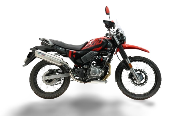 GPR escape compatible con Hero Xpulse 200 4V 2025-2026, Satinox , Escape completo, no legal para países de la UE, con db killer extraíble 