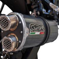 Escape compatible con Honda XL750 TRANSALP 750 2024-2025, Dual Poppy, Escape legal, homologado, silenciador con db killer desmontable y tubo de conexión específico 