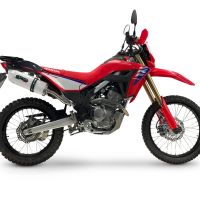 GPR escape compatible con Honda Crf 300 L - Rally 2025-2026, Albus Evo4, Escape homologado, legal, con db killer extraíble, tubo de conexión y catalizador 