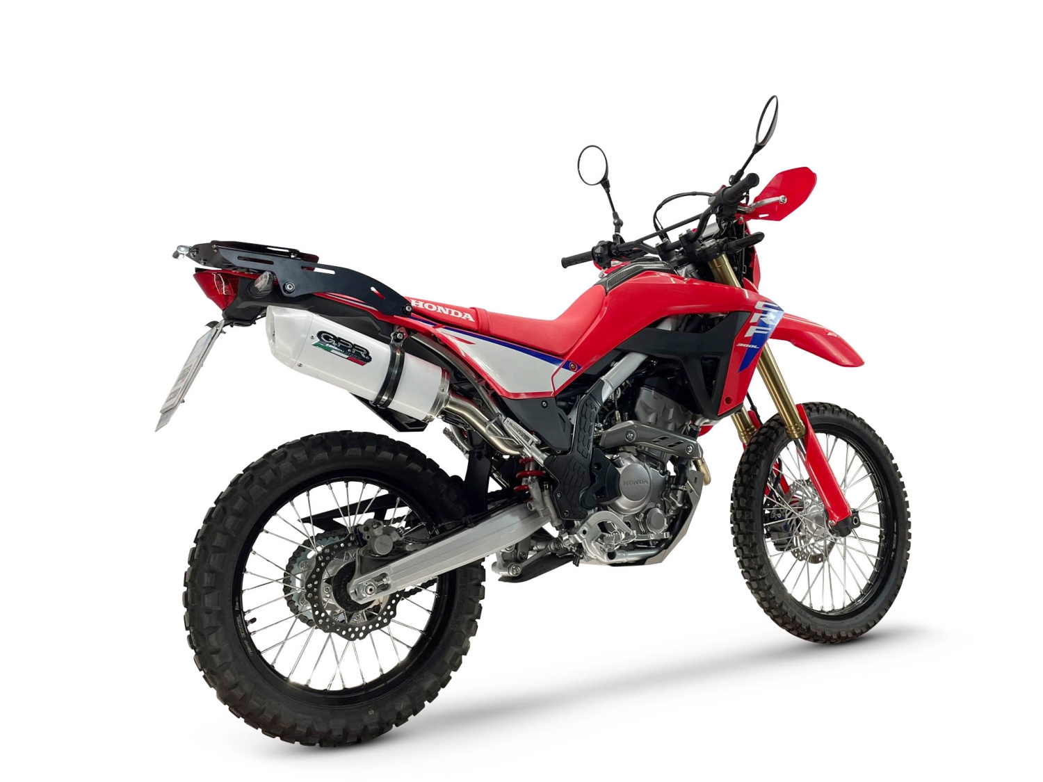 GPR escape compatible con Honda Crf 300 L - Rally 2025-2026, Albus Evo4, Escape homologado, legal, con db killer extraíble, tubo de conexión y catalizador 