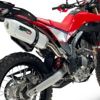 GPR escape compatible con Honda Crf 300 L - Rally 2025-2026, Albus Evo4, Escape homologado, legal, con db killer extraíble, tubo de conexión y catalizador 