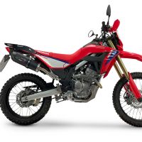 GPR escape compatible con Honda Crf 300 L - Rally 2025-2026, Furore Nero, Escape racing, silenciador con db killer y tubos de conexión 
