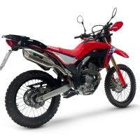 GPR escape compatible con Honda Crf 300 L - Rally 2025-2026, Furore-X Inox, Escape racing, silenciador con db killer y tubos de conexión 