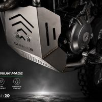GPR TECH compatible con  Honda Crf 300 L / Rally 2025/2026 e5 plus Protección del motor en titanio 