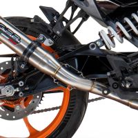 Escape compatible con Husqvarna Vitpilen 401 2024-2025, Deeptone Inox, Escape legal, homologado, silenciador con db killer desmontable y tubo de conexión específico 