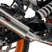 Escape compatible con Husqvarna Vitpilen 401 2024-2025, M3 Inox , Escape legal, homologado, silenciador con db killer desmontable y tubo de conexión específico 