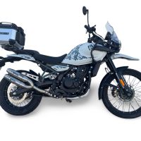 GPR escape compatible con Royal Enfield Himalayan 450  2024-2025, Deeptone Duplex, Par de terminales de escape homologados, con db killer extraíbles y tubos de conexión específicos 