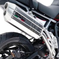 Escape compatible con Bmw R 1150 Gs -Adventure 1999-2004, Hyper Sonic Inox, Escape legal, homologado, silenciador con db killer desmontable y tubo de conexión específico 