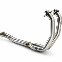 GPR escape compatible con Kawasaki KLE 500 2026-2027, Decatalizzatore RACING, Tubo supresor de catalizador 