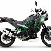 GPR escape compatible con Kawasaki KLE 500 2026-2027, Albus Ceramic, Escape legal, homologado, silenciador con db killer desmontable y tubo de conexión específico 