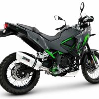 GPR escape compatible con Kawasaki KLE 500 2026-2027, Albus Ceramic, Escape legal, homologado, silenciador con db killer desmontable y tubo de conexión específico 