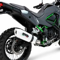 GPR escape compatible con Kawasaki KLE 500 2026-2027, Albus Ceramic, Escape legal, homologado, silenciador con db killer desmontable y tubo de conexión específico 