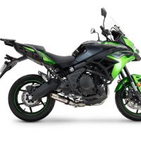 Escape compatible con Kawasaki Versys 650 2023-2025, Deeptone Inox, Escape racing, linea completa, suministrado con colector especifico, articulo sin homologacion 