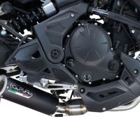 Escape compatible con Kawasaki Ninja 650 2023-2025, M3 Black Titanium, Escape completo racing, incluyendo colector y db killer desmontable, sin homologación 