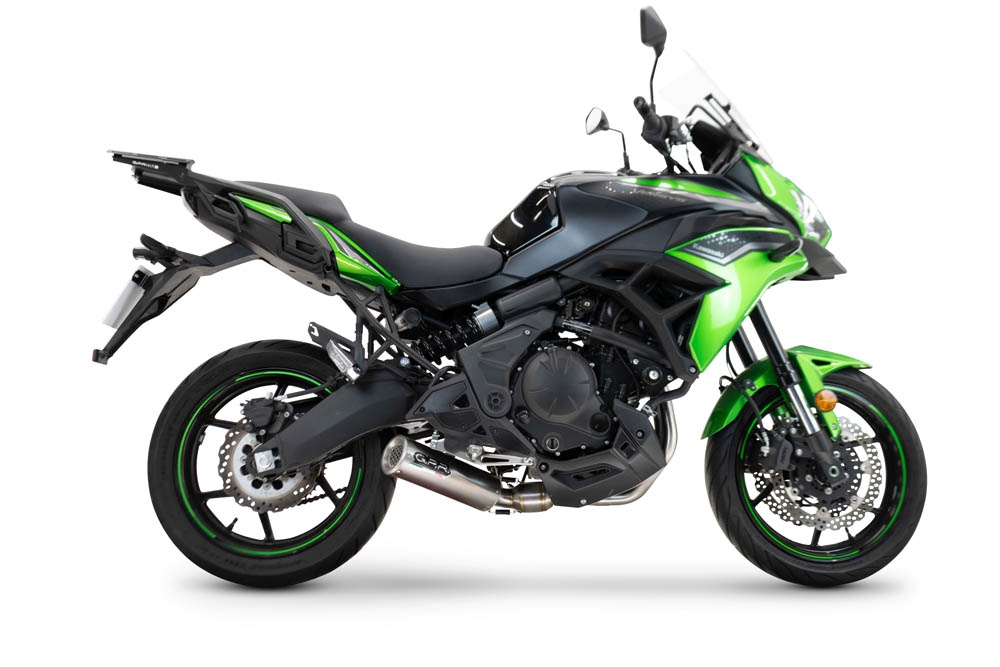Escape compatible con Kawasaki Versys 650 2023-2025, M3 Inox , Escape racing, linea completa, suministrado con colector especifico, articulo sin homologacion 