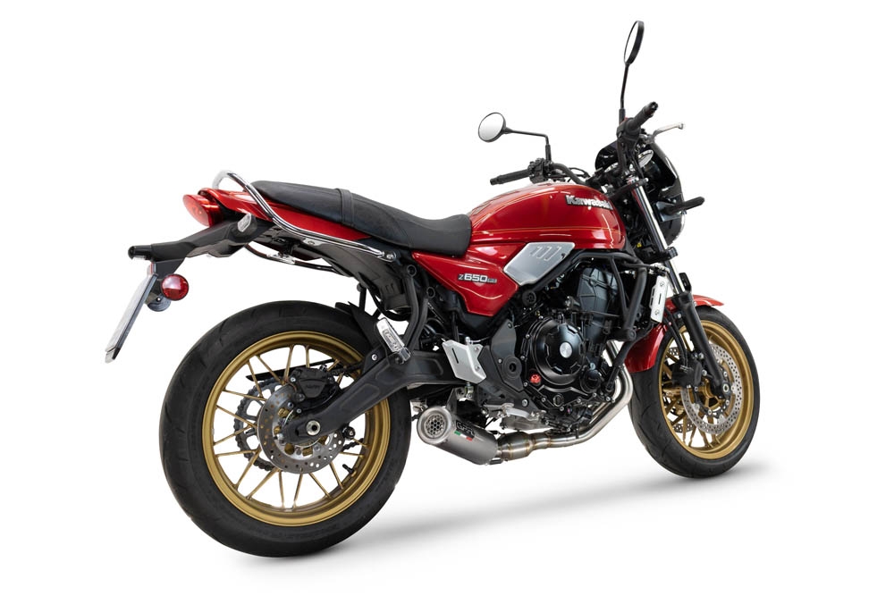 Escape compatible con Kawasaki Z 650 RS 2024-2025, M3 Inox , Escape racing, linea completa, suministrado con colector especifico, articulo sin homologacion 