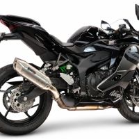 GPR escape compatible con Kawasaki Ninja ZX-4R 2023-2026, Furore-X Acciaio Inox, Escape legal, homologado, silenciador con db killer desmontable y tubo de conexión específico 
