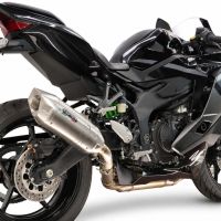 GPR escape compatible con Kawasaki Ninja ZX-4R 2023-2026, Furore-X Acciaio Inox, Escape legal, homologado, silenciador con db killer desmontable y tubo de conexión específico 