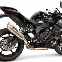 GPR escape compatible con Kawasaki Ninja ZX-4R 2023-2026, GP-Revo Titanium, Escape legal, homologado, silenciador con db killer desmontable y tubo de conexión específico 
