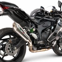 GPR escape compatible con Kawasaki Ninja ZX-4R 2023-2026, GP-Revo Titanium, Escape legal, homologado, silenciador con db killer desmontable y tubo de conexión específico 