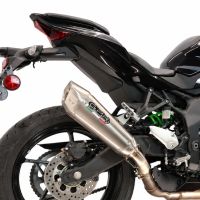 GPR escape compatible con Kawasaki Ninja ZX-4R 2023-2026, GP-Revo Titanium, Escape legal, homologado, silenciador con db killer desmontable y tubo de conexión específico 