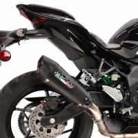 GPR escape compatible con Kawasaki Ninja ZX-4R 2023-2026, GP-Revo Black Titanium, Escape legal, homologado, silenciador con db killer desmontable y tubo de conexión específico 