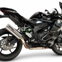 GPR escape compatible con Kawasaki Ninja ZX-4R 2023-2026, RP-M3 Inox , Escape legal, homologado, silenciador con db killer desmontable y tubo de conexión específico 