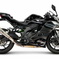 GPR escape compatible con Kawasaki Ninja ZX-4R 2023-2026, Powercone Evo, Escape legal, homologado, silenciador con db killer desmontable y tubo de conexión específico 